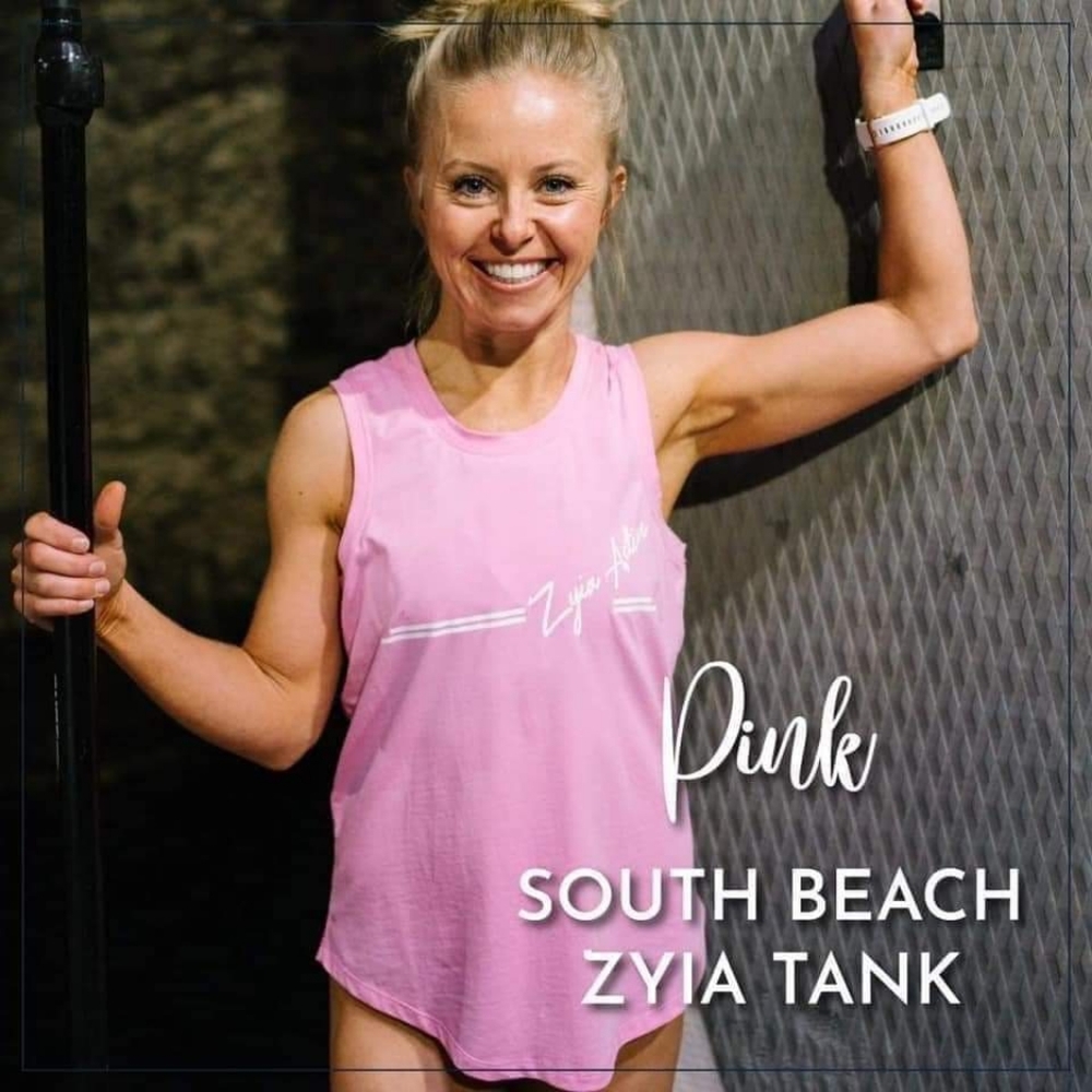 Zyia, Pink South Beach ZYIA Tank, XL